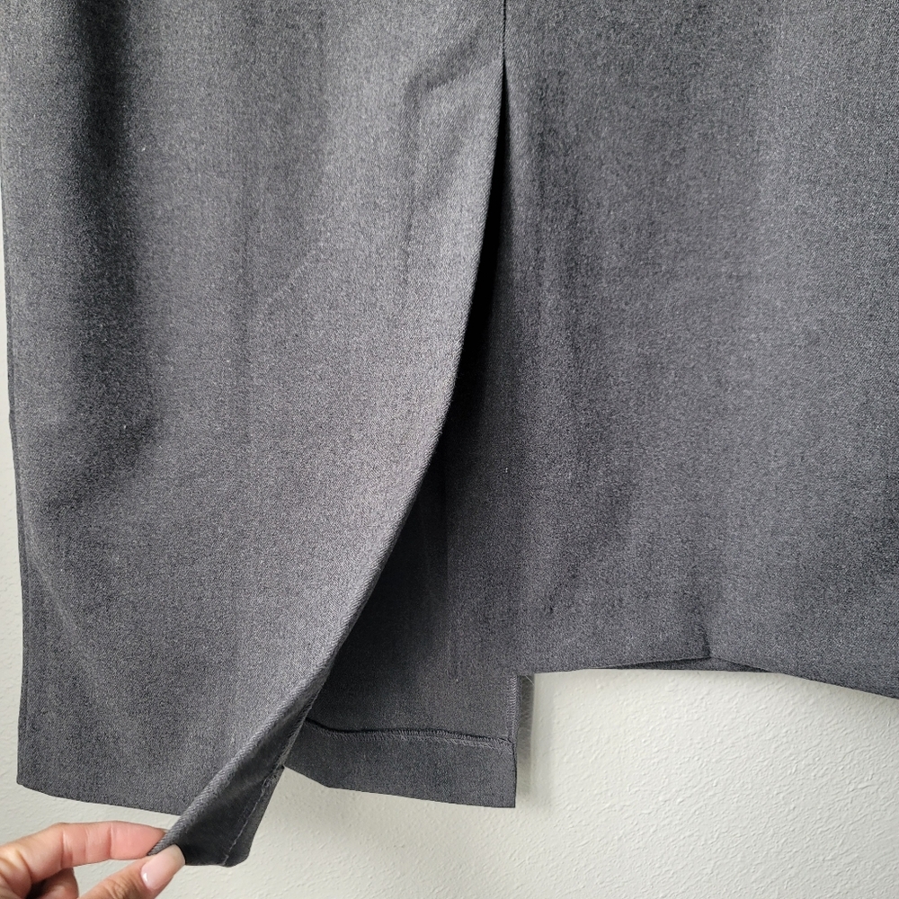 NEW Moon River Asymmetric Hem Maxi Skirt, Size Large*, Color Charcoal - Picture 10 of 12